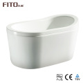 Household 1300MM Acrylic Small Freestanding Bathtub With Seat